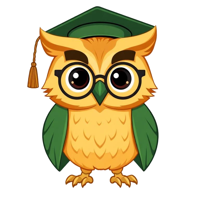 Professor Hoot owl mascot